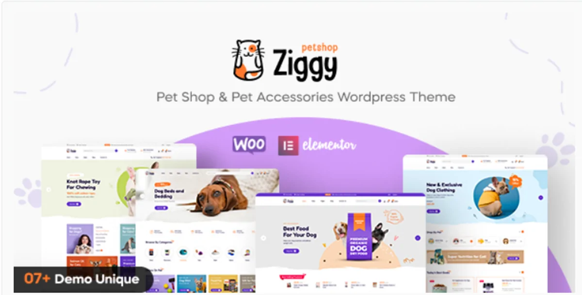 Ziggy - Pet Shop WordPress Theme
