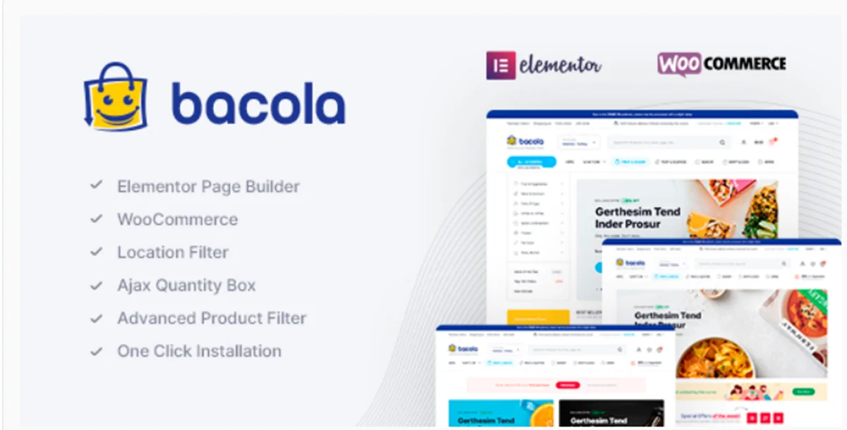 Bacola v1.5.1.6 - Grocery Store and Food eCommerce Theme