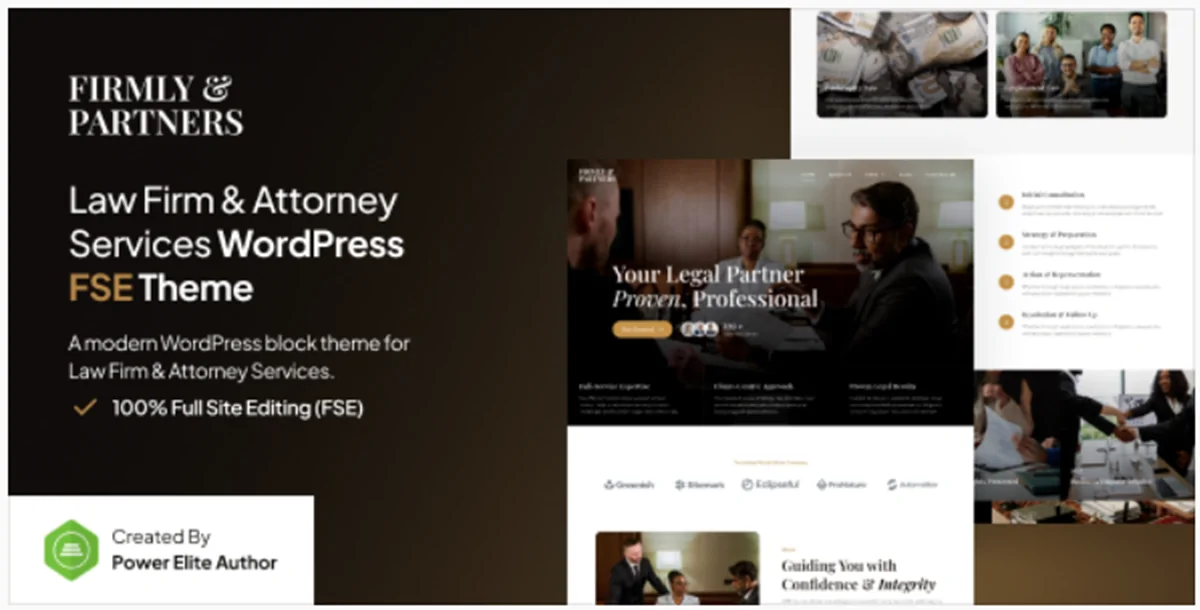 Firmly v1.0.0 - Lawyer & Attorney FSE WordPress Theme