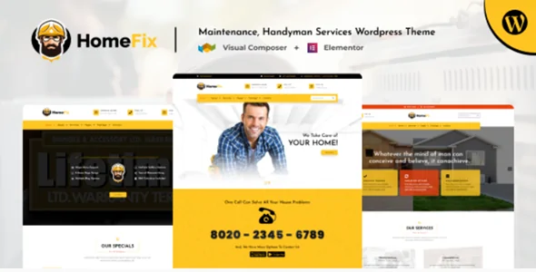 Home Fix v4.2 - Maintenance, Handyman Services Theme