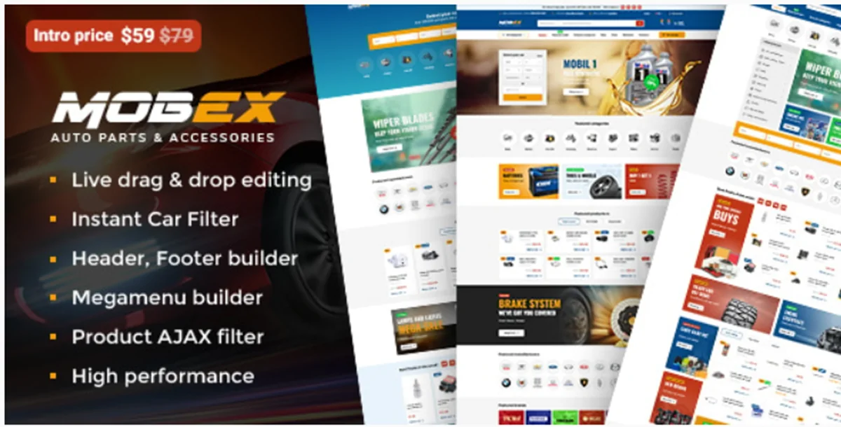 Mobex v3.1 - Auto Parts WordPress Theme