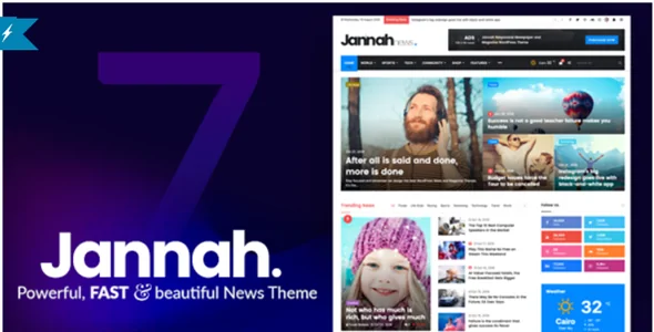 Jannah v7.6.5 - Newspaper Magazine News BuddyPress AMP nulled