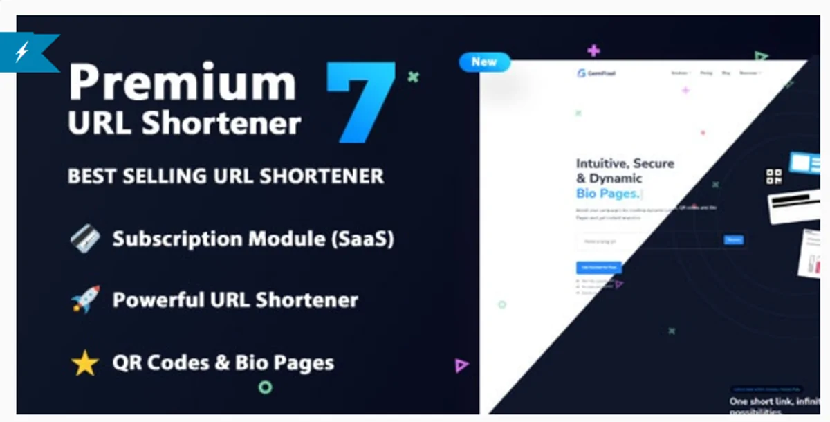Premium URL Shortener - Link Shortener, Bio Pages & QR Codes
