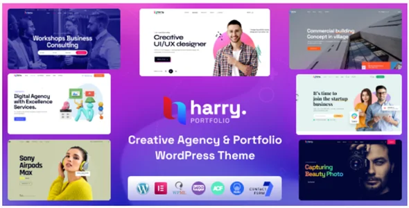 Harry v1.2.9 - Creative Agency & Portfolio WordPress Theme + RTL