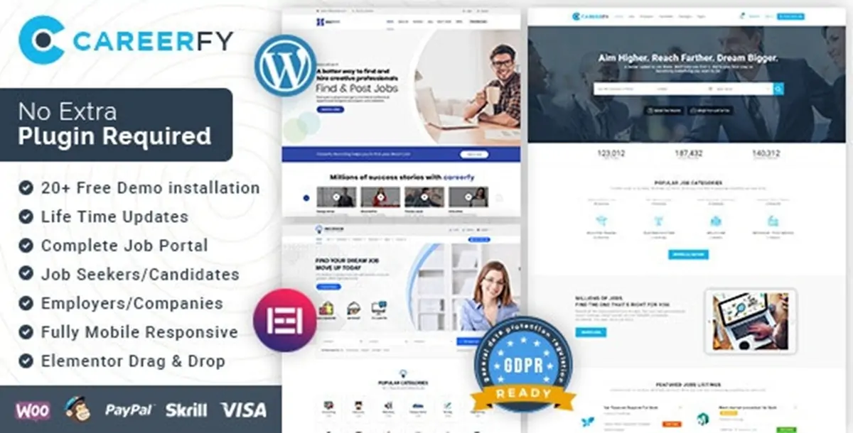 Careerfy - Job Board WordPress Theme