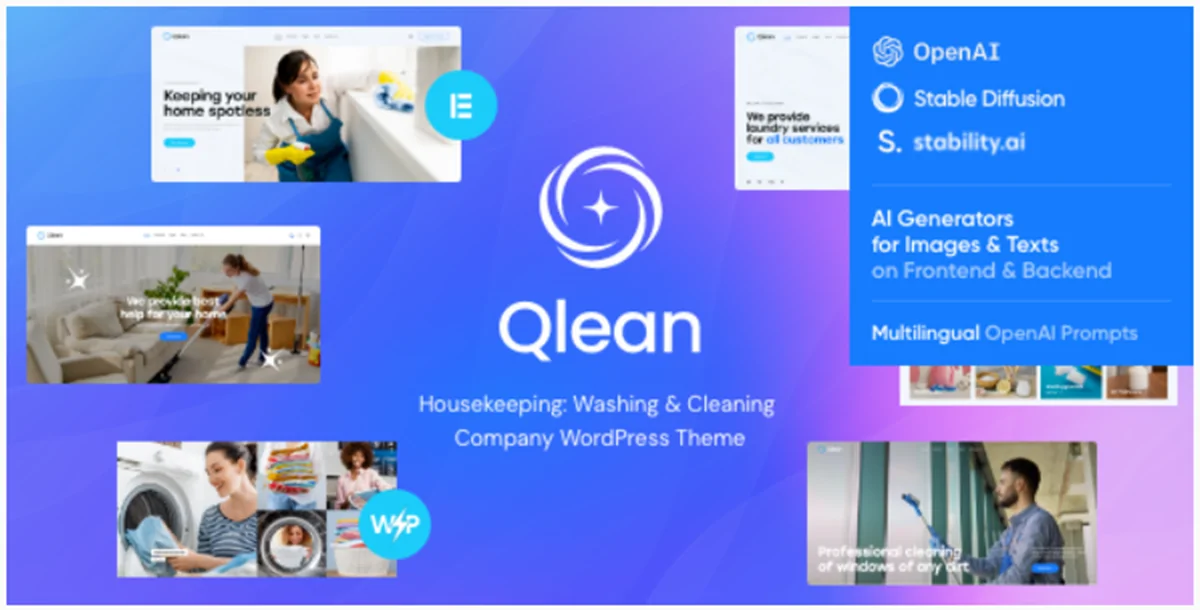 The Qlean v2.12 - Cleaning Company WordPress Theme