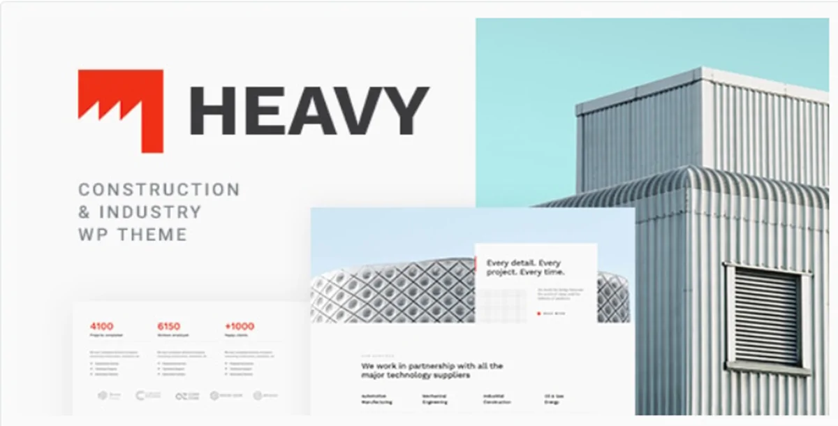 Heavy - Construction and Industrial WordPress Theme