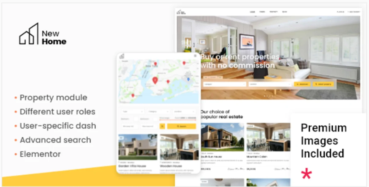 NewHome - Real Estate WordPress Theme