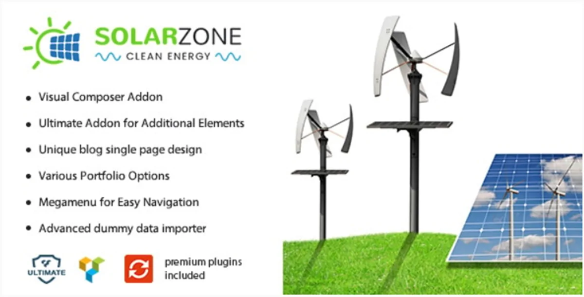 Solar Energy v4.1 - Wind & Power Company WordPress Theme