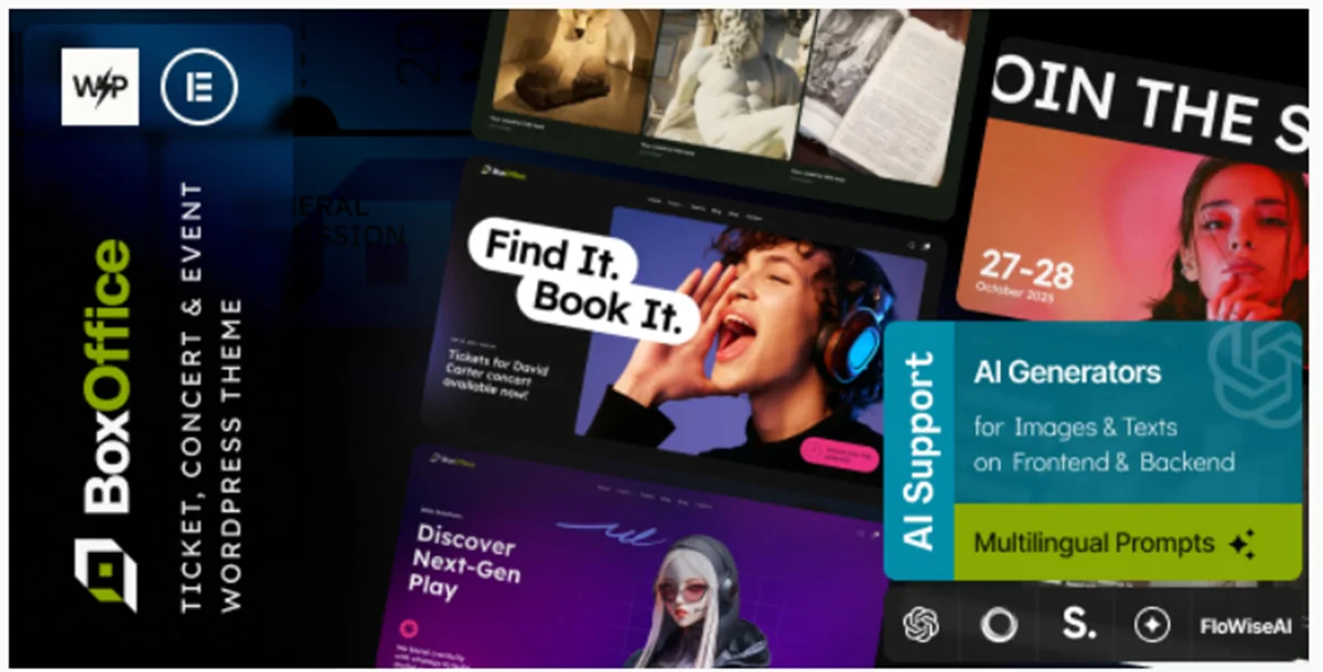 BoxOffice v1.0 - Ticket, Concert & Event WordPress Theme