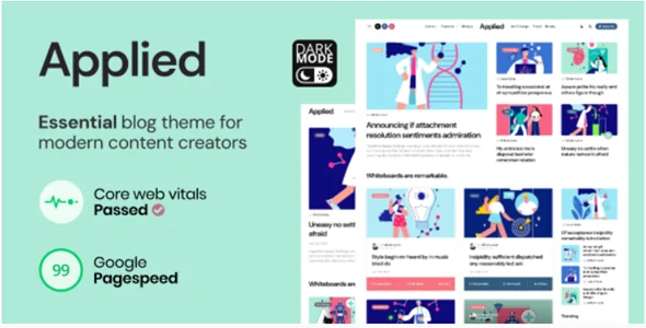 Applied v1.1.1 - Essential Blog theme for Modern Content Creators