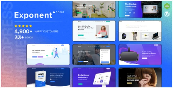 Exponent v1.3.0.10 - Modern Multi-Purpose Business Theme