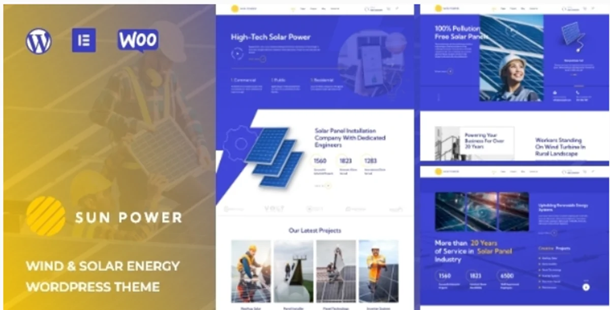 SunPower v1.0.9 - Solar Renewable Energy Theme