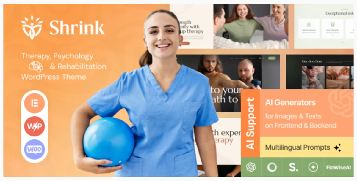 Shrink v1.0 - Therapy, Psychology & Rehabilitation WordPress Theme