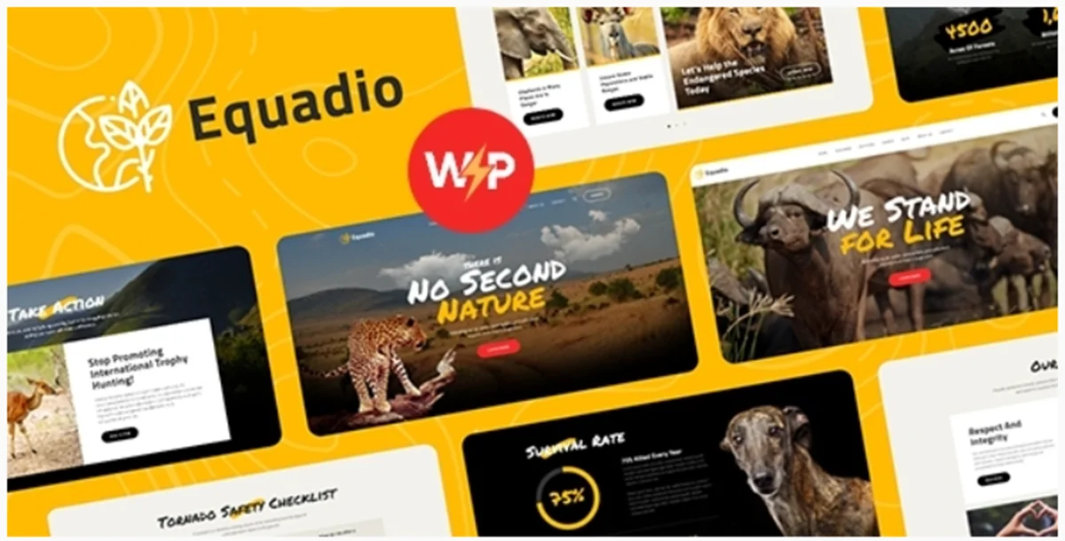 Equadio v1.1.3 - Non-Profit and Environmental WordPress Theme