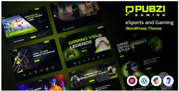 Pubzi v1.0 – eSports and Gaming WordPress Theme