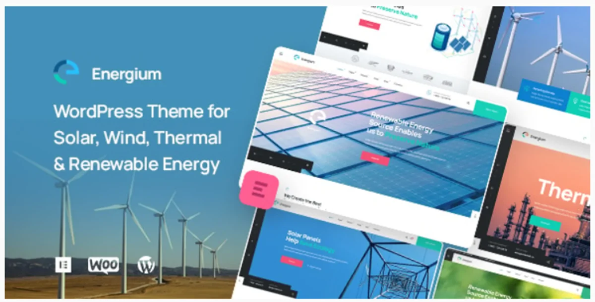 Energium | Alternative & Renewable Energy WordPress Theme