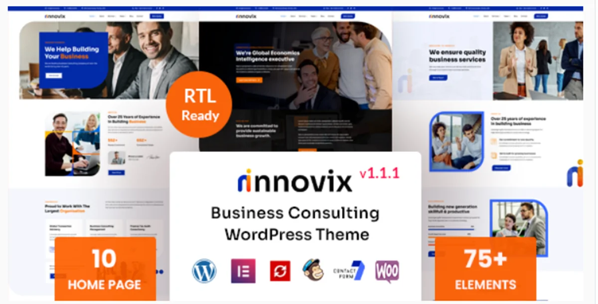 Innovix - Business Consulting WordPress Theme