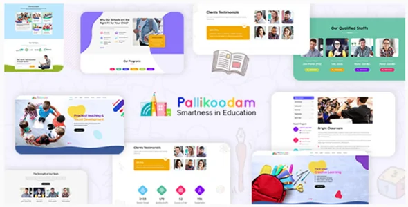 Pallikoodam v2.7 - School WordPress Theme