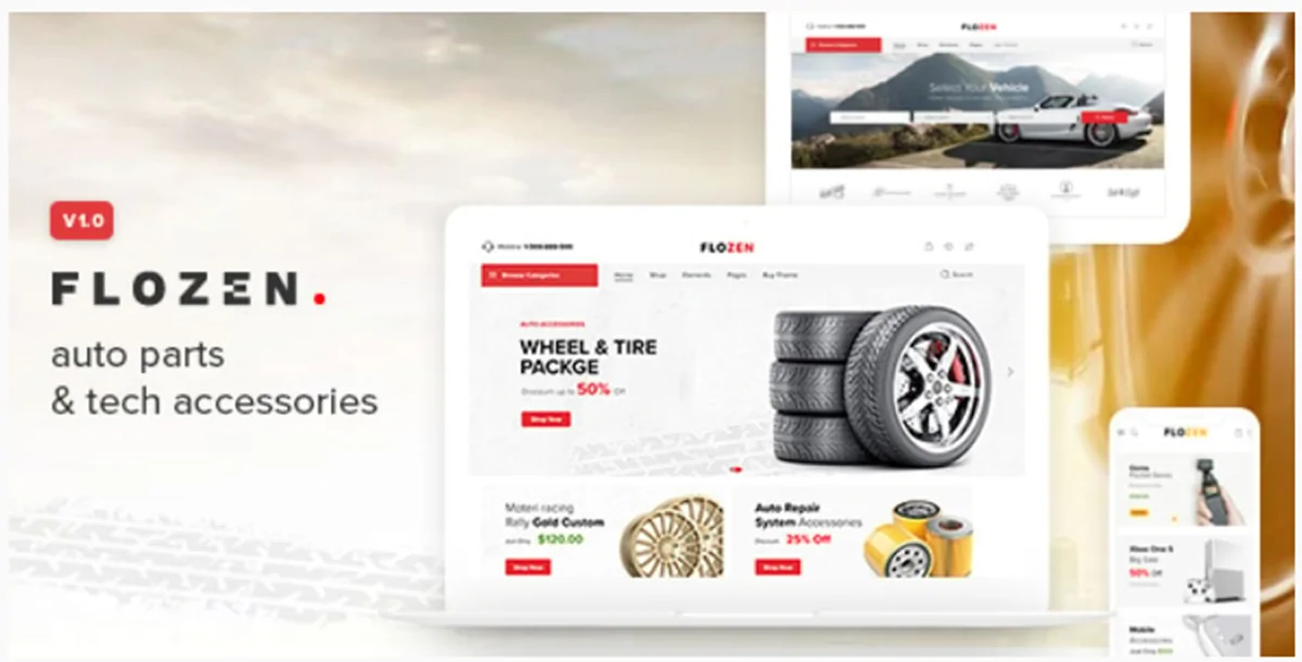 Flozen v1.5.2 - WooCommerce AJAX WordPress Theme