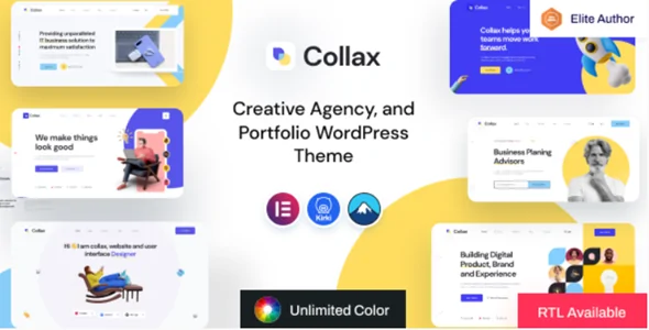 Collax v1.1.8 - Creative Agency WordPress Theme