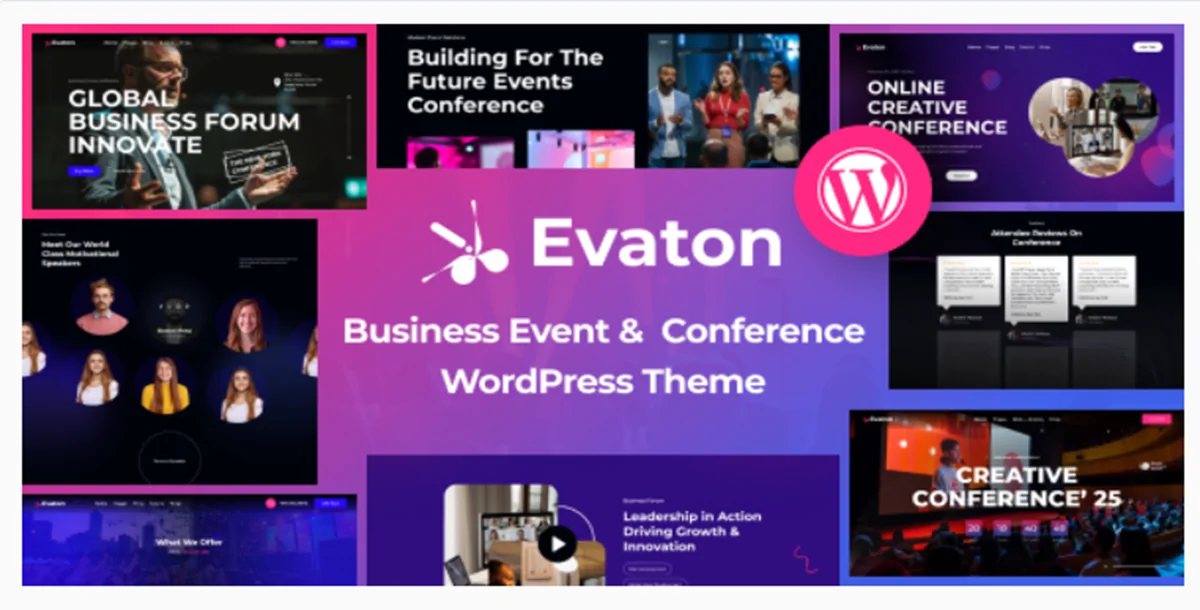 Evaton - Event Conference & Meetup WordPress Theme