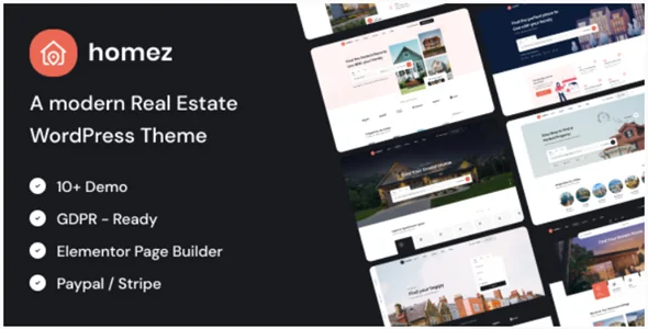 Homez v1.0.32 – Real Estate WordPress Theme