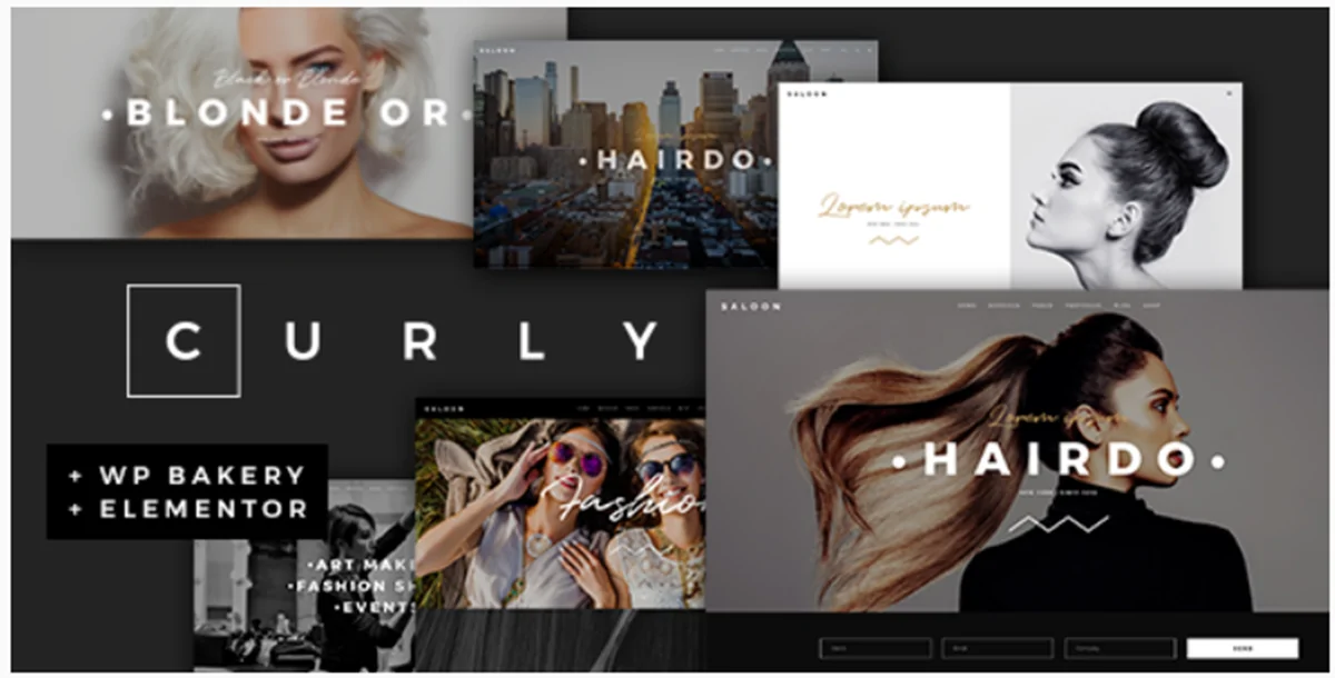 Curly v3.3.2 - A Stylish Theme for Hairdressers and Hair Salons