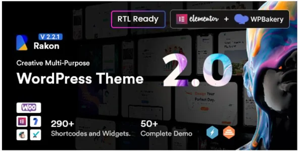Rakon v2.3.1 - Creative Multi-Purpose WordPress Theme