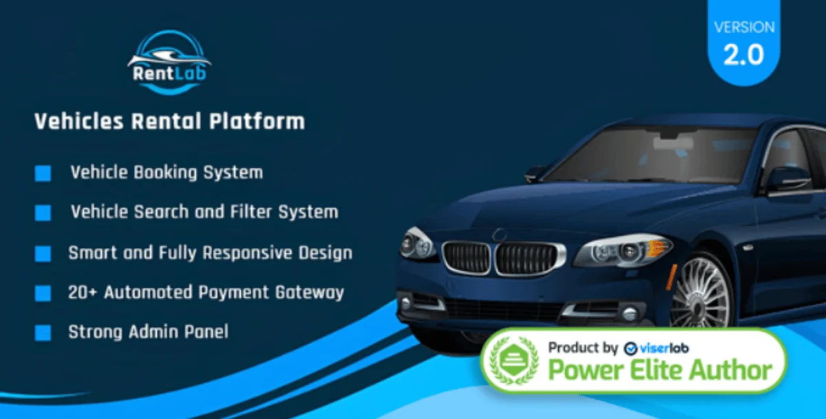 RentLab v2.0 - Vehicles Rental Platform - nulled