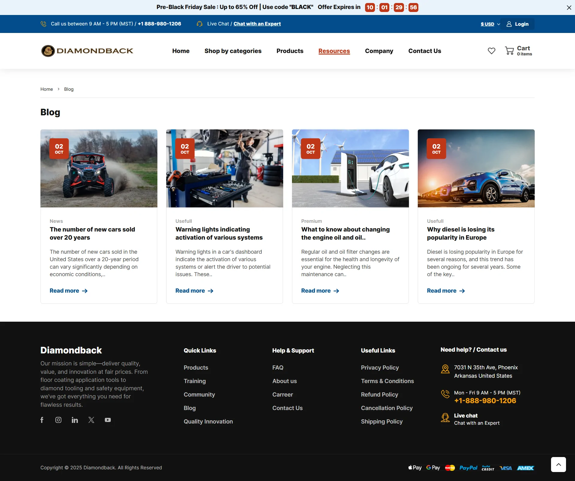 Auto Parts E-commerce WordPress Website | Elementor | Mobex WP Theme | Lightweight & Responsive