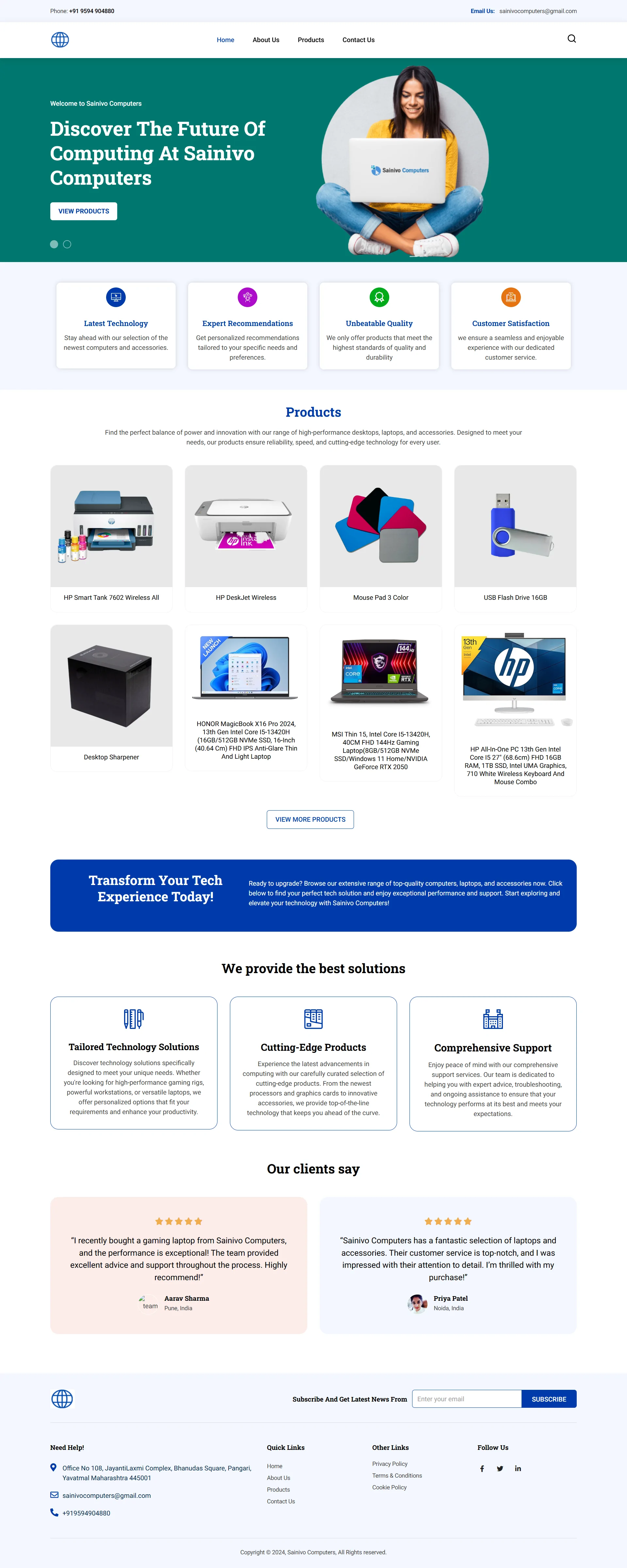 TechZone – Ready-Made Computer Accessories & Printer WordPress Website